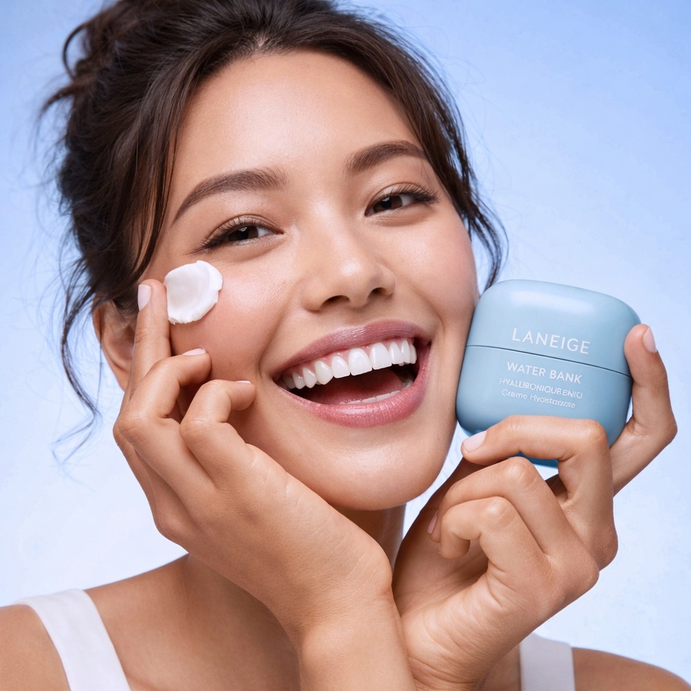 LANEIGE Water Bank Blue Hyaluronic Cream Moisturizer MINI 10ml Travel Size - Picture 3 of 7